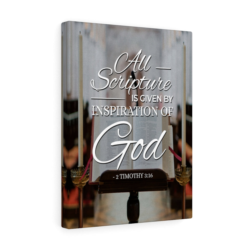 Scripture Walls All Scripture 2 Timothy 3:16 Christian Wall Art Bible Verse Print Ready to Hang - Express Your Love Gifts