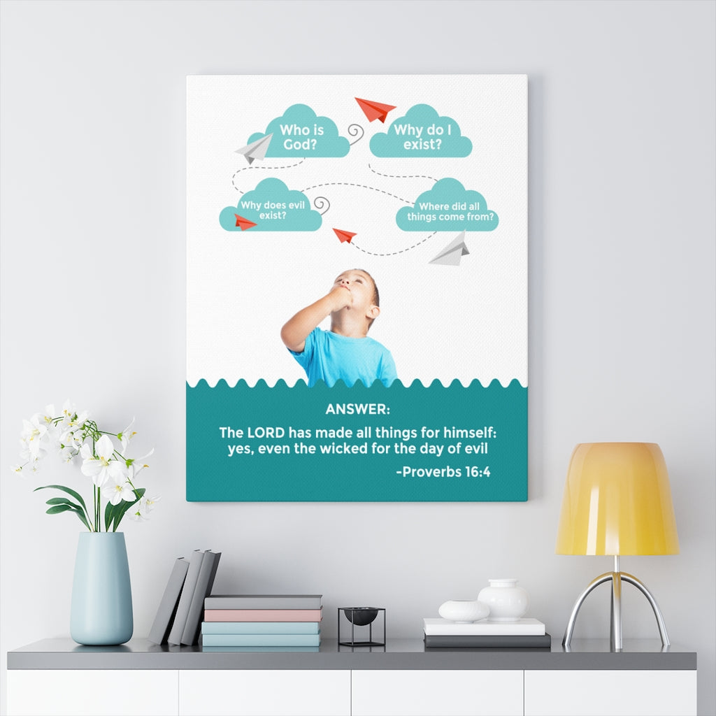 Scripture Walls All Things Proverbs 16:4 Christian Wall Art Bible Verse Print Ready to Hang - Express Your Love Gifts