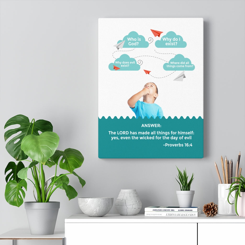 Scripture Walls All Things Proverbs 16:4 Christian Wall Art Bible Verse Print Ready to Hang - Express Your Love Gifts
