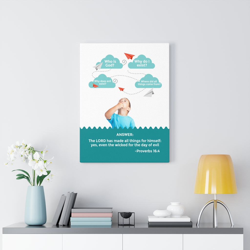 Scripture Walls All Things Proverbs 16:4 Christian Wall Art Bible Verse Print Ready to Hang - Express Your Love Gifts