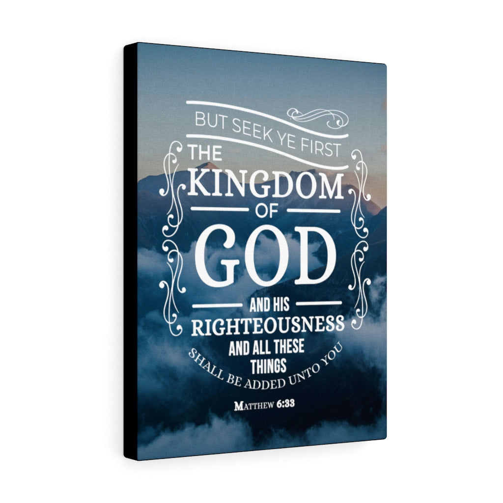 Scripture Walls The Kingdom of God Matthew 6:33 Christian Wall Art Bible Verse Print Ready to Hang - Express Your Love Gifts
