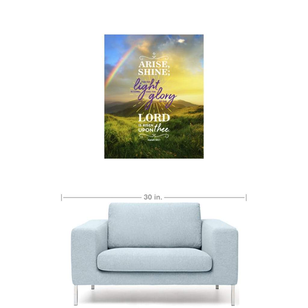 Scripture Walls Arise Isaiah 60:1 Christian Wall Art Bible Verse Print Ready to Hang - Express Your Love Gifts