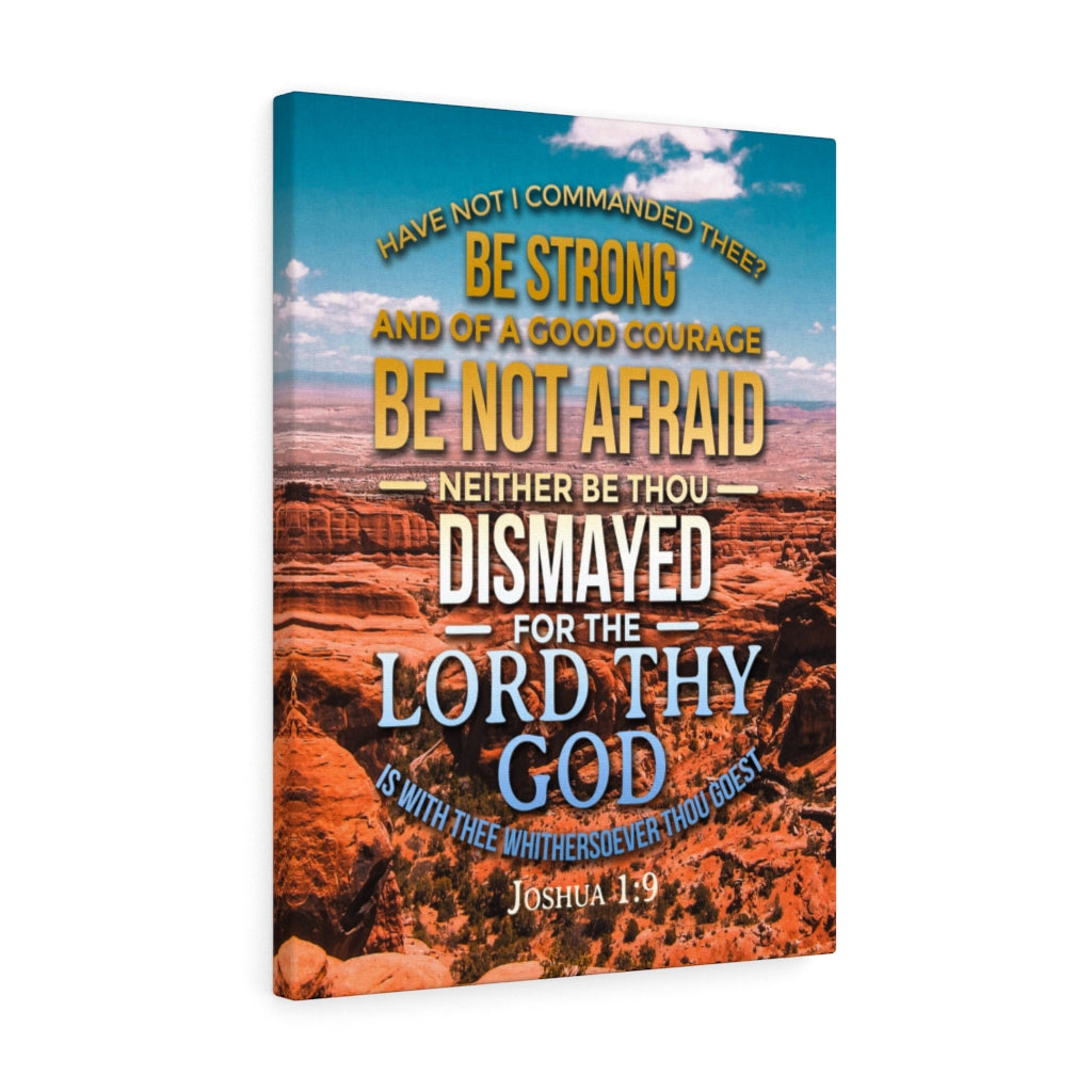 Scripture Walls Be Not Afraid Joshua 1:9 Christian Wall Art Bible Verse Print Ready to Hang - Express Your Love Gifts