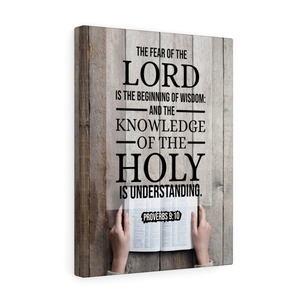 Scripture Walls Beginning of Wisdom Proverbs 9:10 KJV Christian Wall Art Bible Verse Print Ready to Hang - Express Your Love Gifts