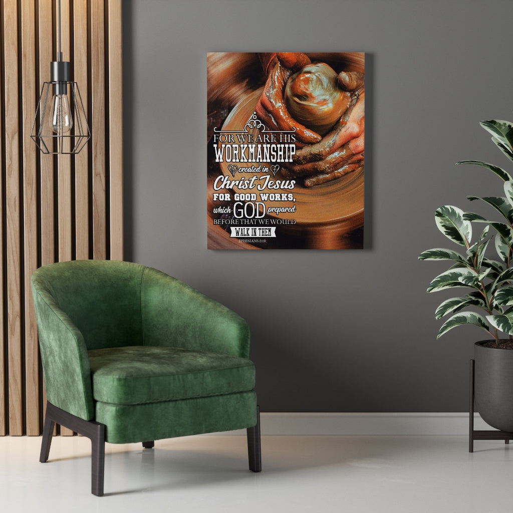 Scripture Walls Workmanship Ephesians 2:10 Christian Wall Art Bible Verse Print Ready to Hang - Express Your Love Gifts