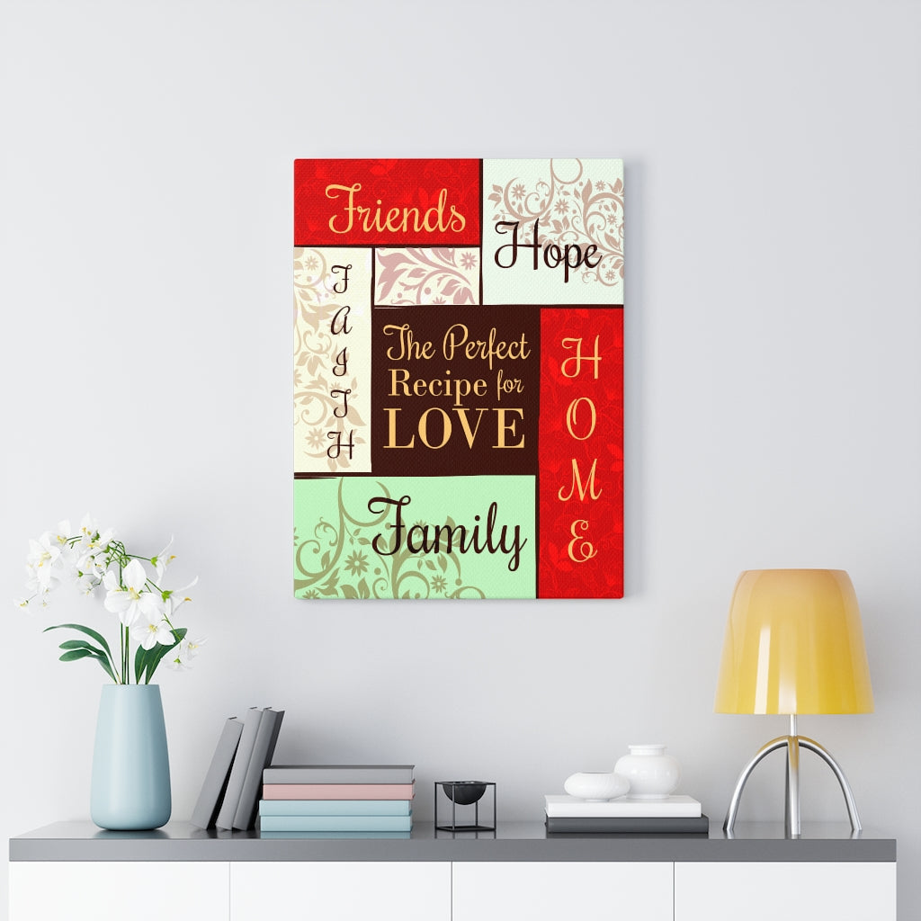 Friends Hope Love Motivational Inspirational Wall Decor for Home Office Gym Inspiring Success Quote Print Ready to Hang Wall Art - Express Your Love Gifts