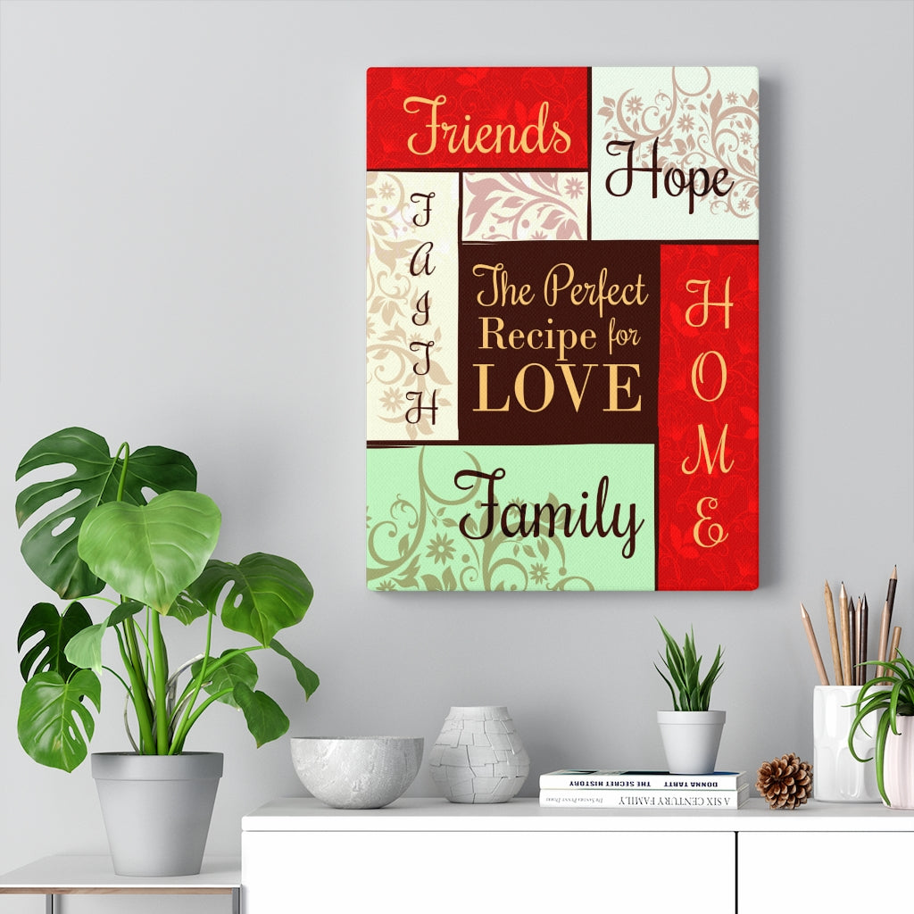 Friends Hope Love Motivational Inspirational Wall Decor for Home Office Gym Inspiring Success Quote Print Ready to Hang Wall Art - Express Your Love Gifts