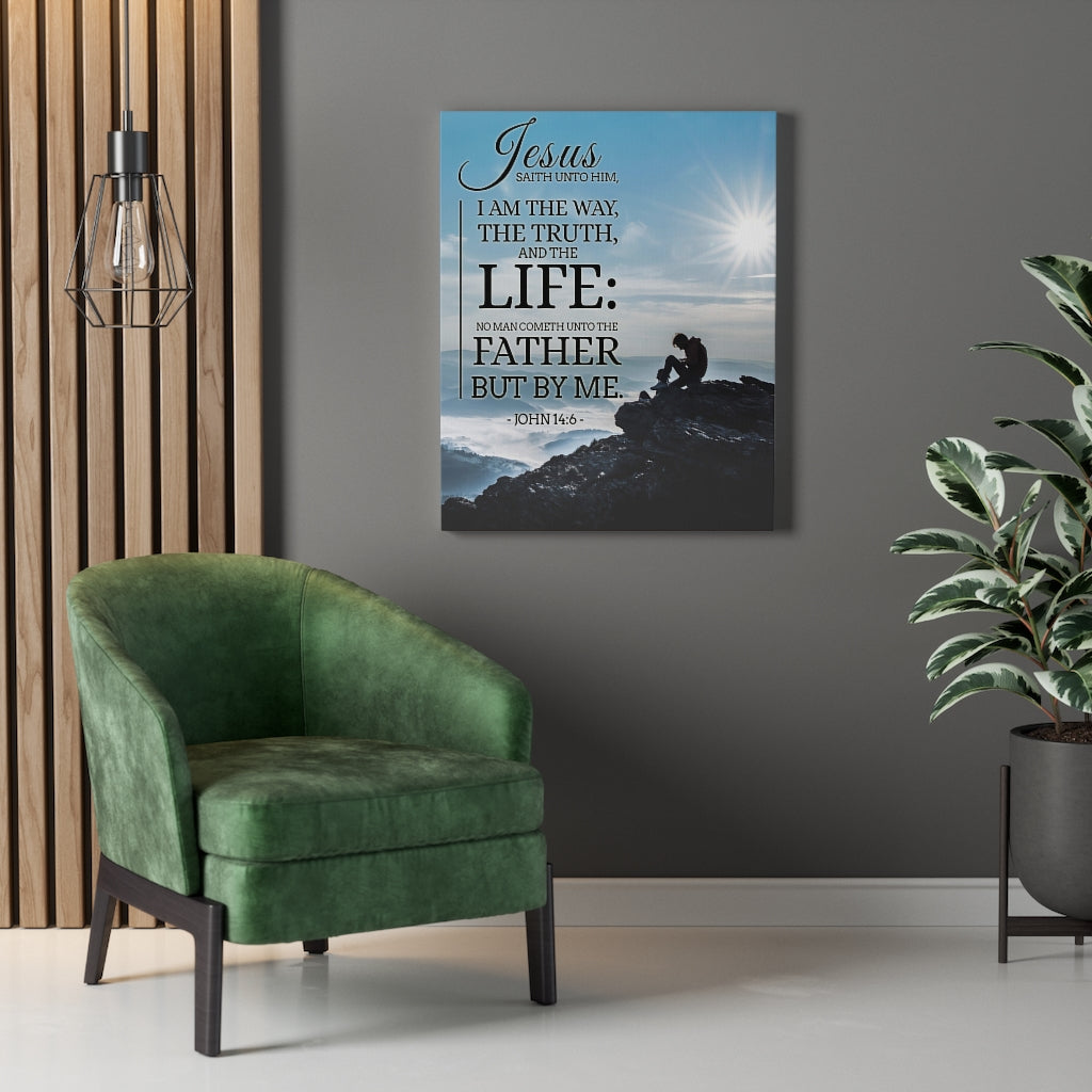 Scripture Walls I am the Way John 14:6 Christian Wall Art Bible Verse Print Ready to Hang - Express Your Love Gifts