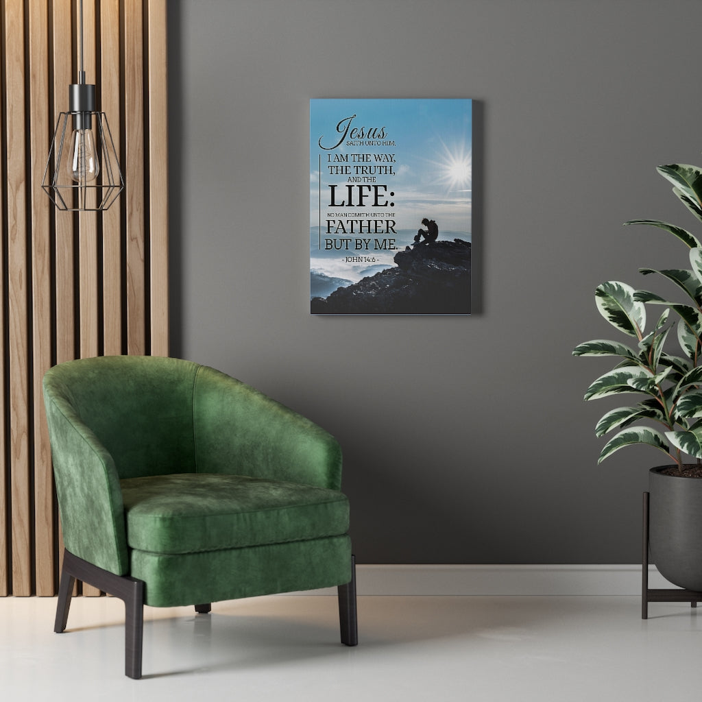 Scripture Walls I am the Way John 14:6 Christian Wall Art Bible Verse Print Ready to Hang - Express Your Love Gifts