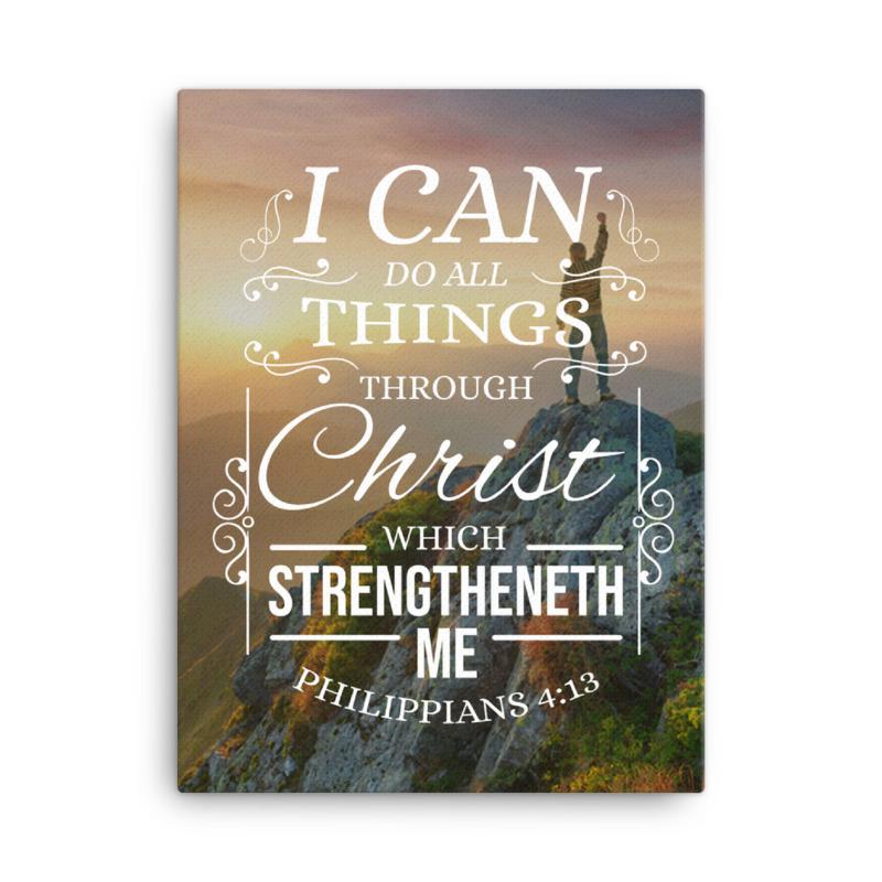 Scripture Walls I Can Do All Things Philippians 4:13 Christian Wall Art Bible Verse Print Ready to Hang - Express Your Love Gifts