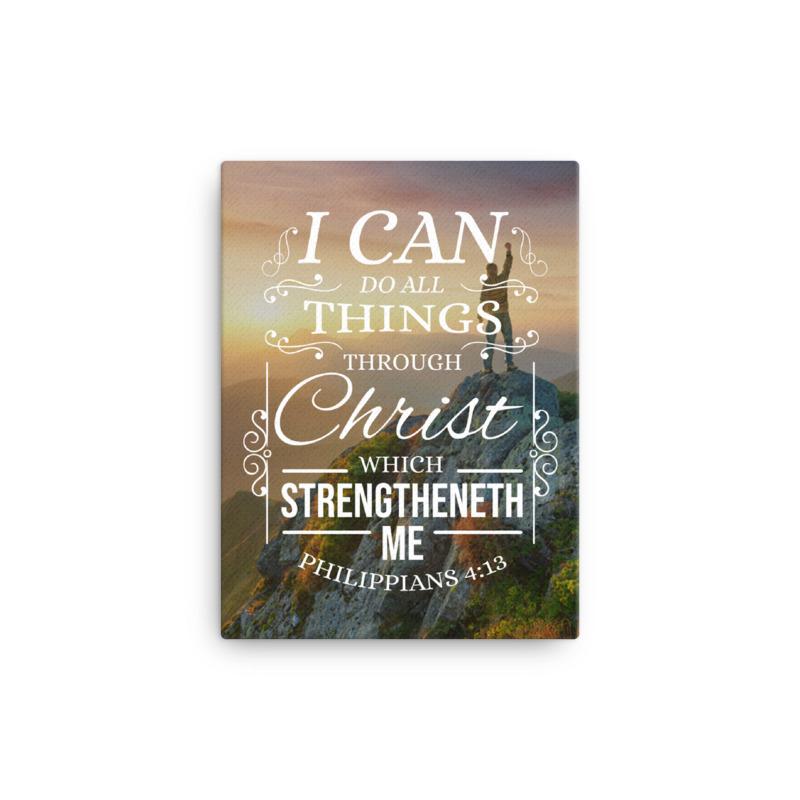 Scripture Walls I Can Do All Things Philippians 4:13 Christian Wall Art Bible Verse Print Ready to Hang - Express Your Love Gifts