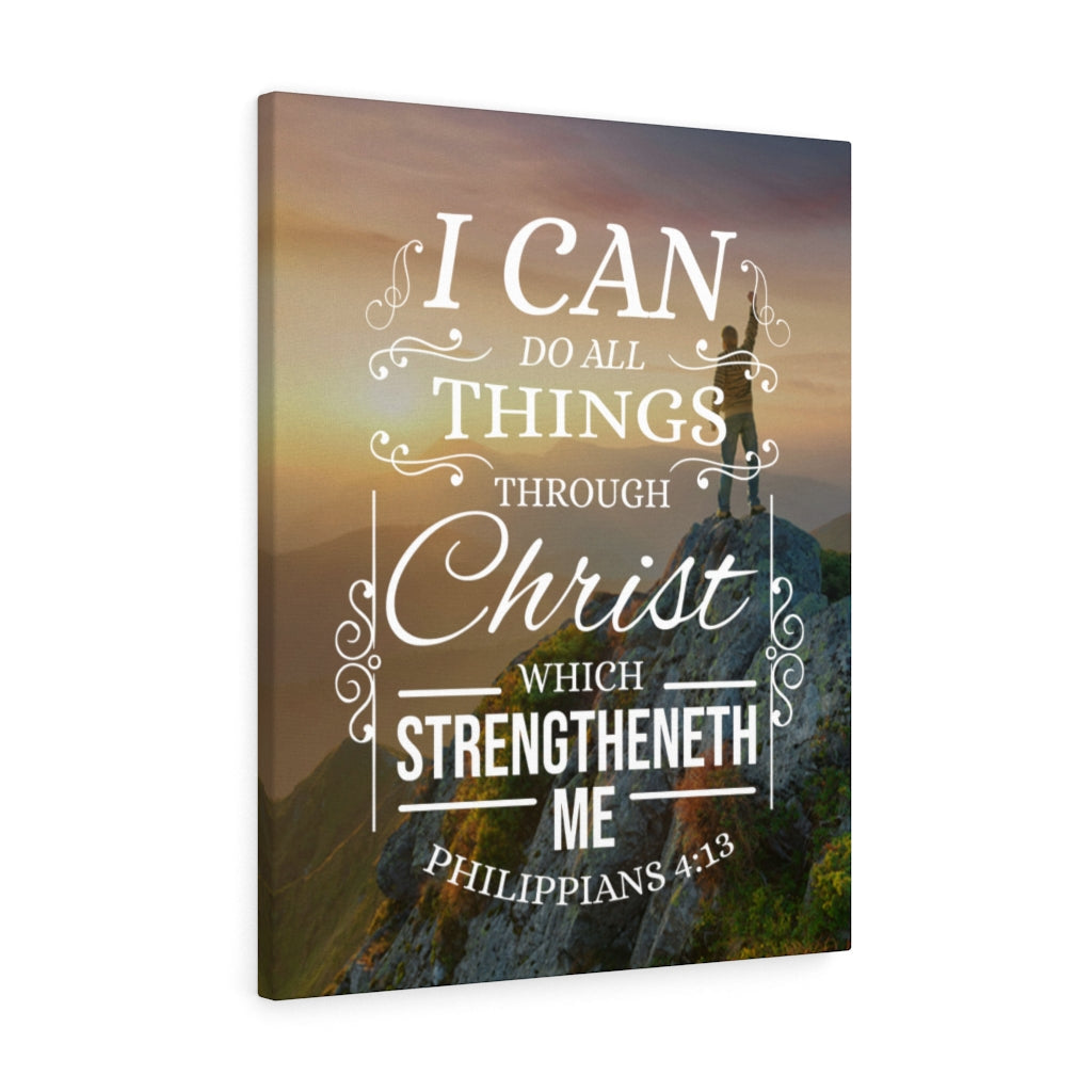 Scripture Walls I Can Do All Things Philippians 4:13 Christian Wall Art Bible Verse Print Ready to Hang - Express Your Love Gifts