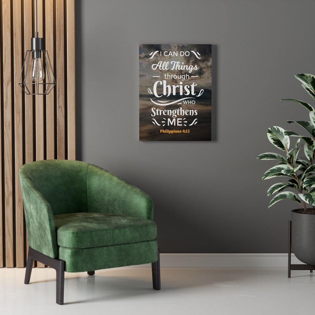 Scripture Walls I Can Do Philippians 4:13 Christian Wall Art Bible Verse Print Ready to Hang - Express Your Love Gifts