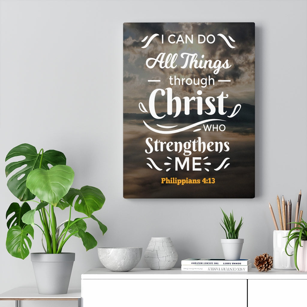 Scripture Walls I Can Do Philippians 4:13 Christian Wall Art Bible Verse Print Ready to Hang - Express Your Love Gifts