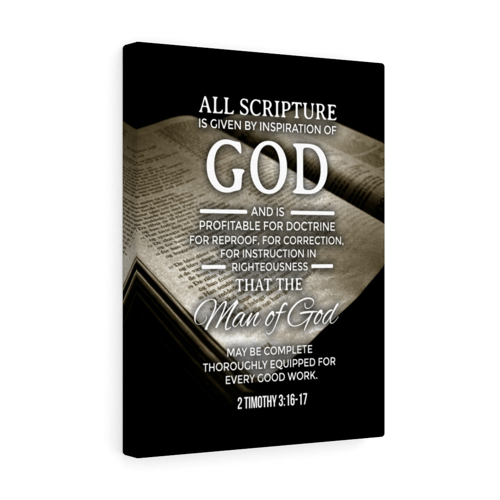 Scripture Walls Inspiration of God 2 Timothy 3:16-17 Christian Wall Art Bible Verse Print Ready to Hang - Express Your Love Gifts