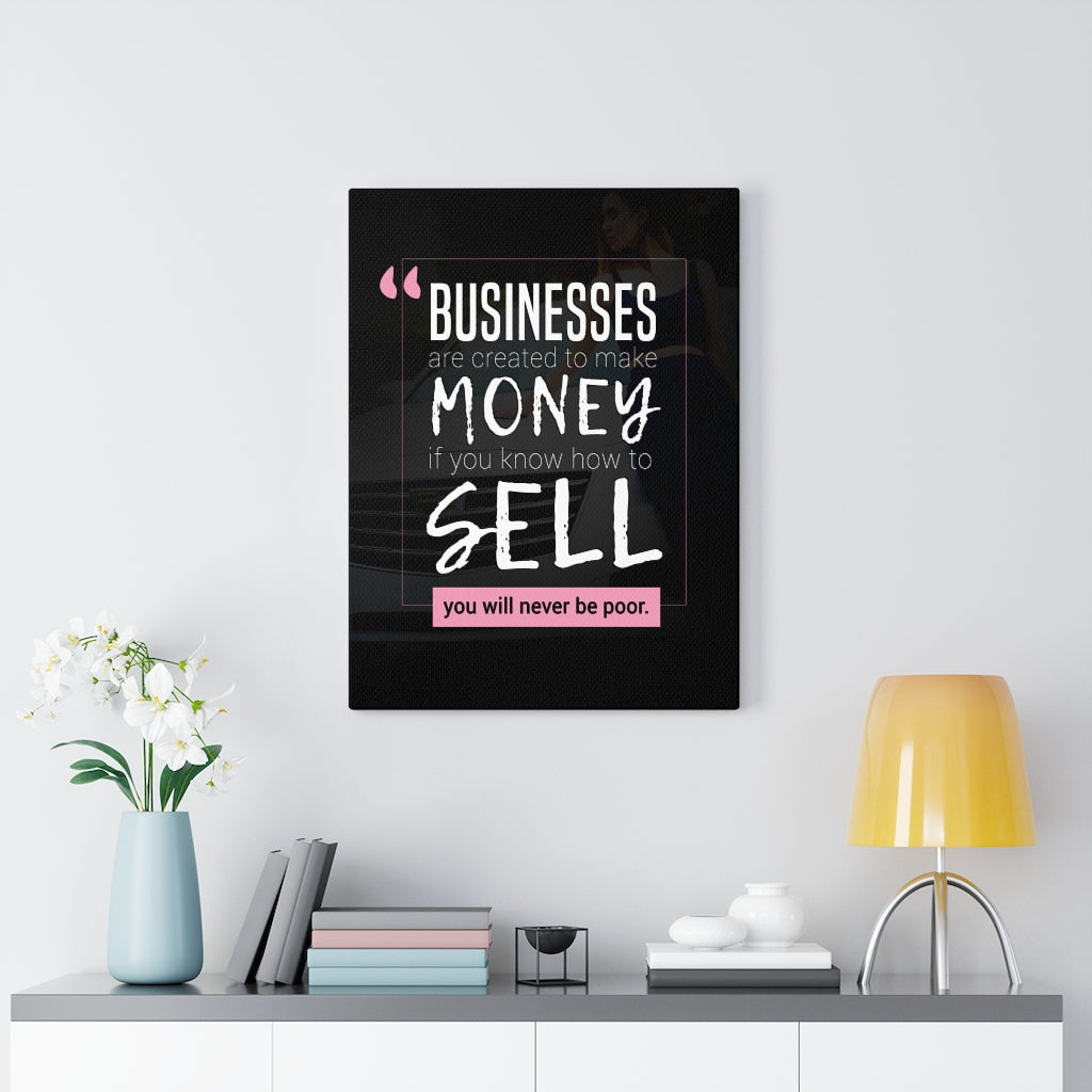 Inspirational Wall Art Top Salesman Motivation Wall Decor for Home Office Gym Inspiring Success Quote Print Ready to Hang - Express Your Love Gifts
