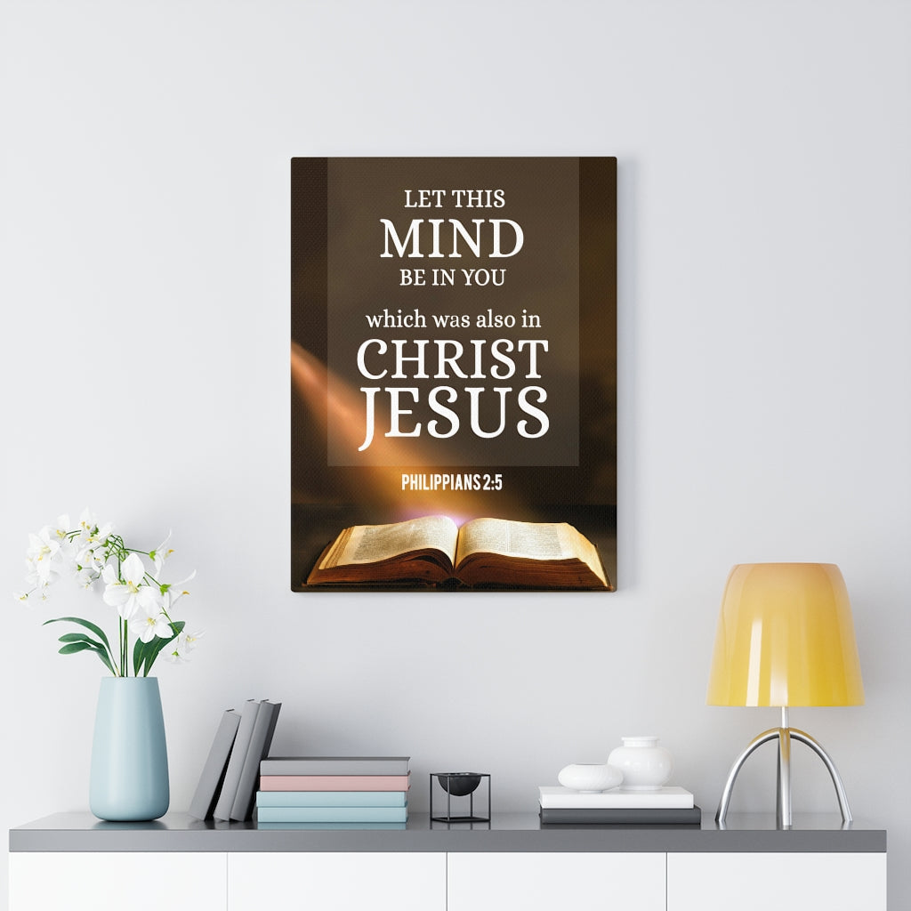 Scripture Walls Let This Mind Philippians 2:5 Christian Wall Art Bible Verse Print Ready to Hang - Express Your Love Gifts