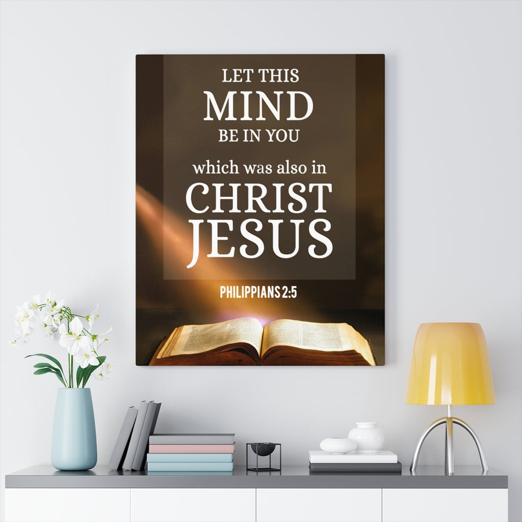Scripture Walls Let This Mind Philippians 2:5 Christian Wall Art Bible Verse Print Ready to Hang - Express Your Love Gifts