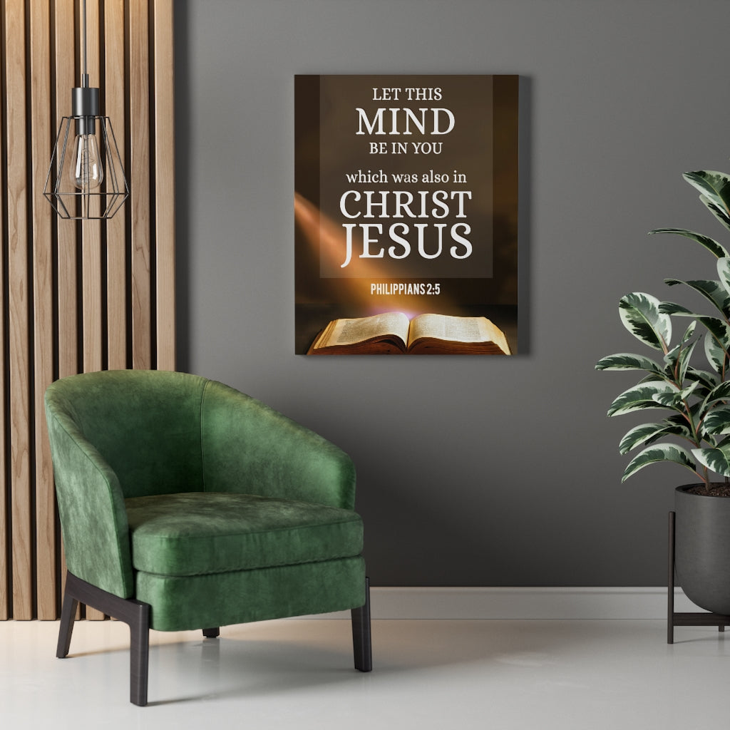 Scripture Walls Let This Mind Philippians 2:5 Christian Wall Art Bible Verse Print Ready to Hang - Express Your Love Gifts