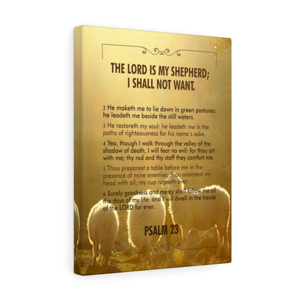 Scripture Walls Lord is my Shepherd Psalm 23 Christian Wall Art Bible Verse Print Ready to Hang - Express Your Love Gifts