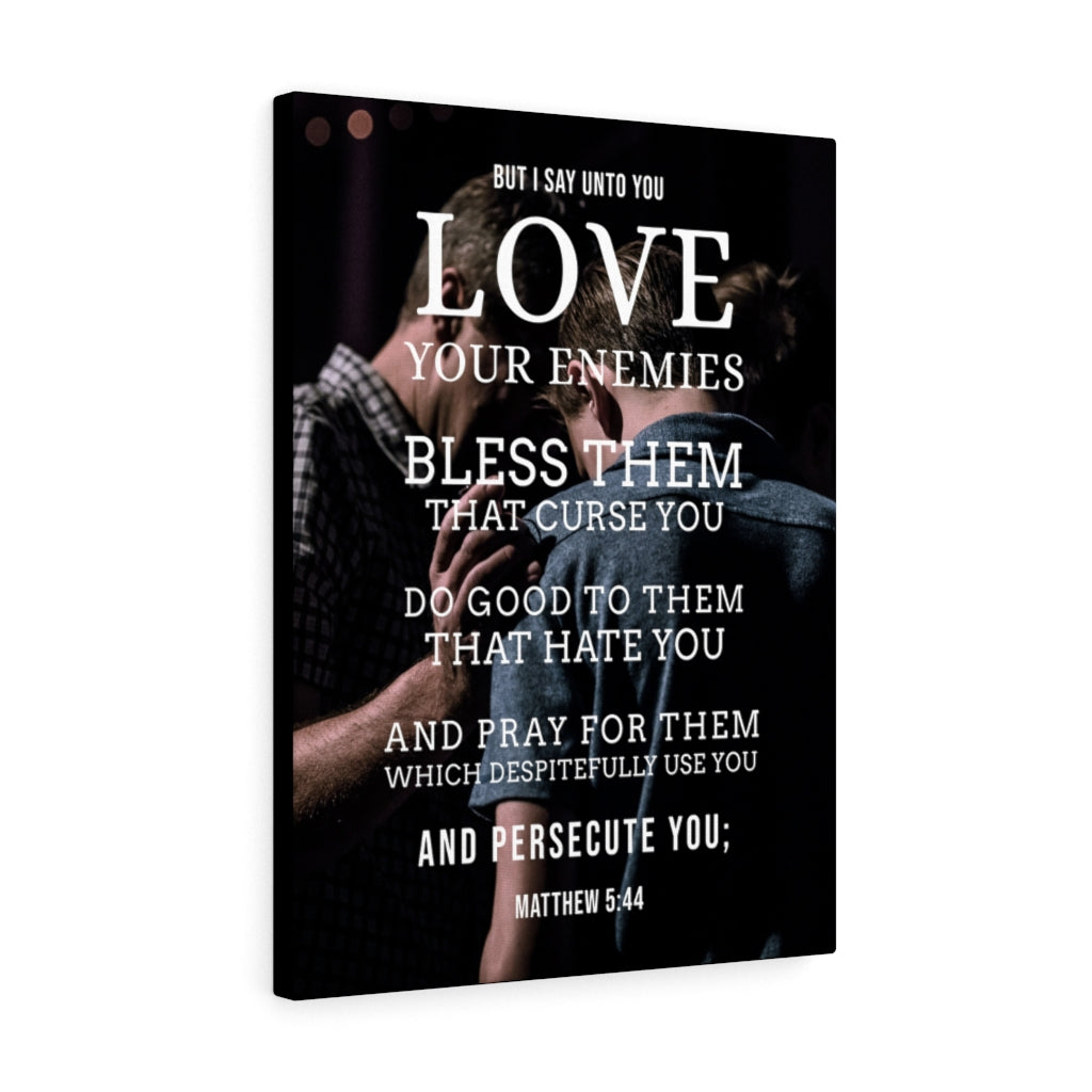 Scripture Walls Love Your Enemies Matthew 5:44 Christian Wall Art Bible Verse Print Ready to Hang - Express Your Love Gifts