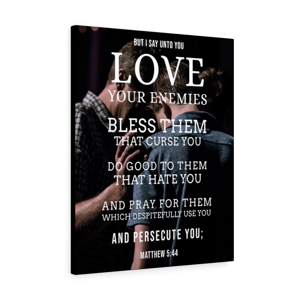 Scripture Walls Love Your Enemies Matthew 5:44 Christian Wall Art Bible Verse Print Ready to Hang - Express Your Love Gifts