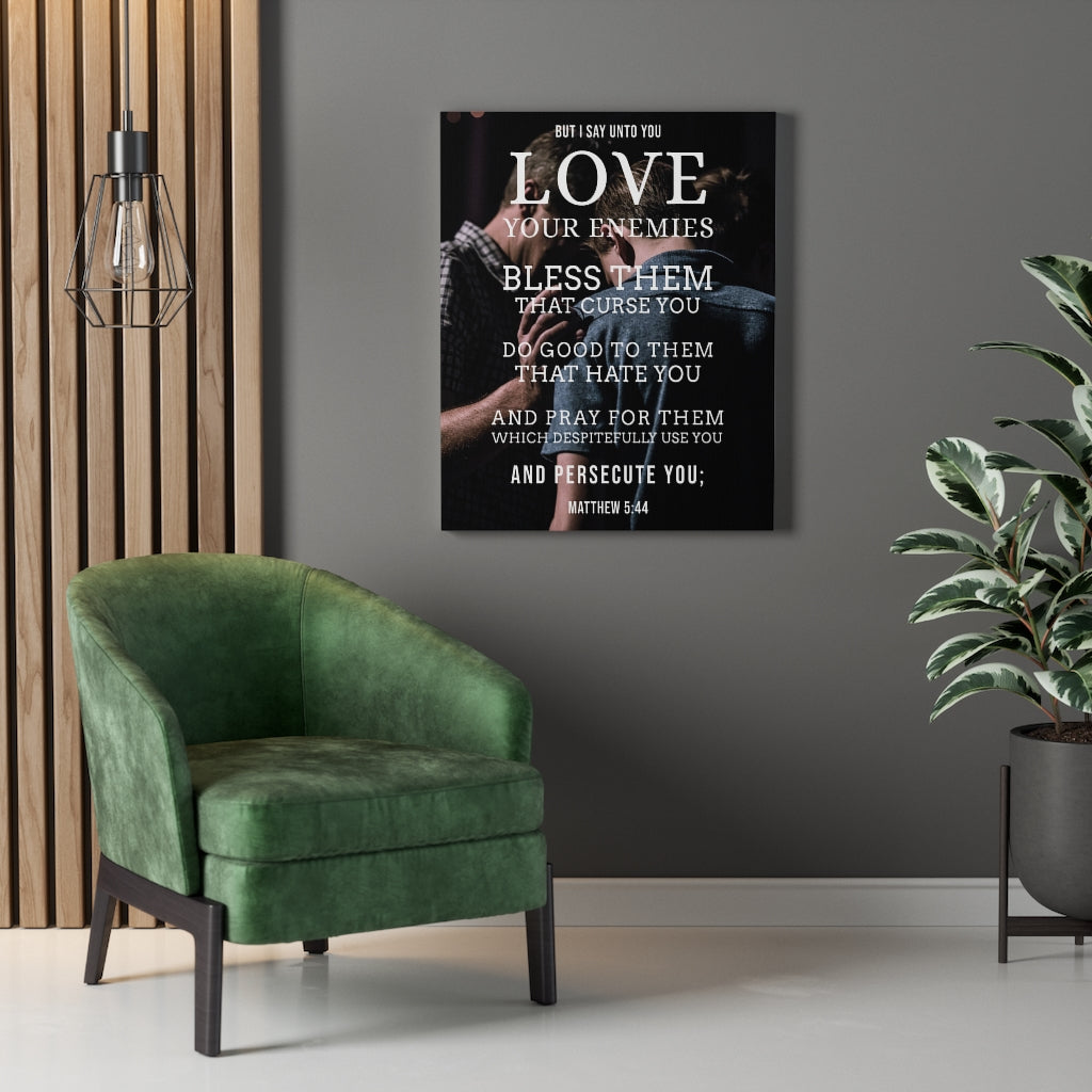 Scripture Walls Love Your Enemies Matthew 5:44 Christian Wall Art Bible Verse Print Ready to Hang - Express Your Love Gifts