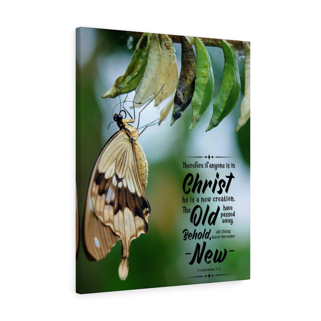 Scripture Walls New Creation 2 Corinthians 5:17 Christian Wall Art Bible Verse Print Ready to Hang - Express Your Love Gifts