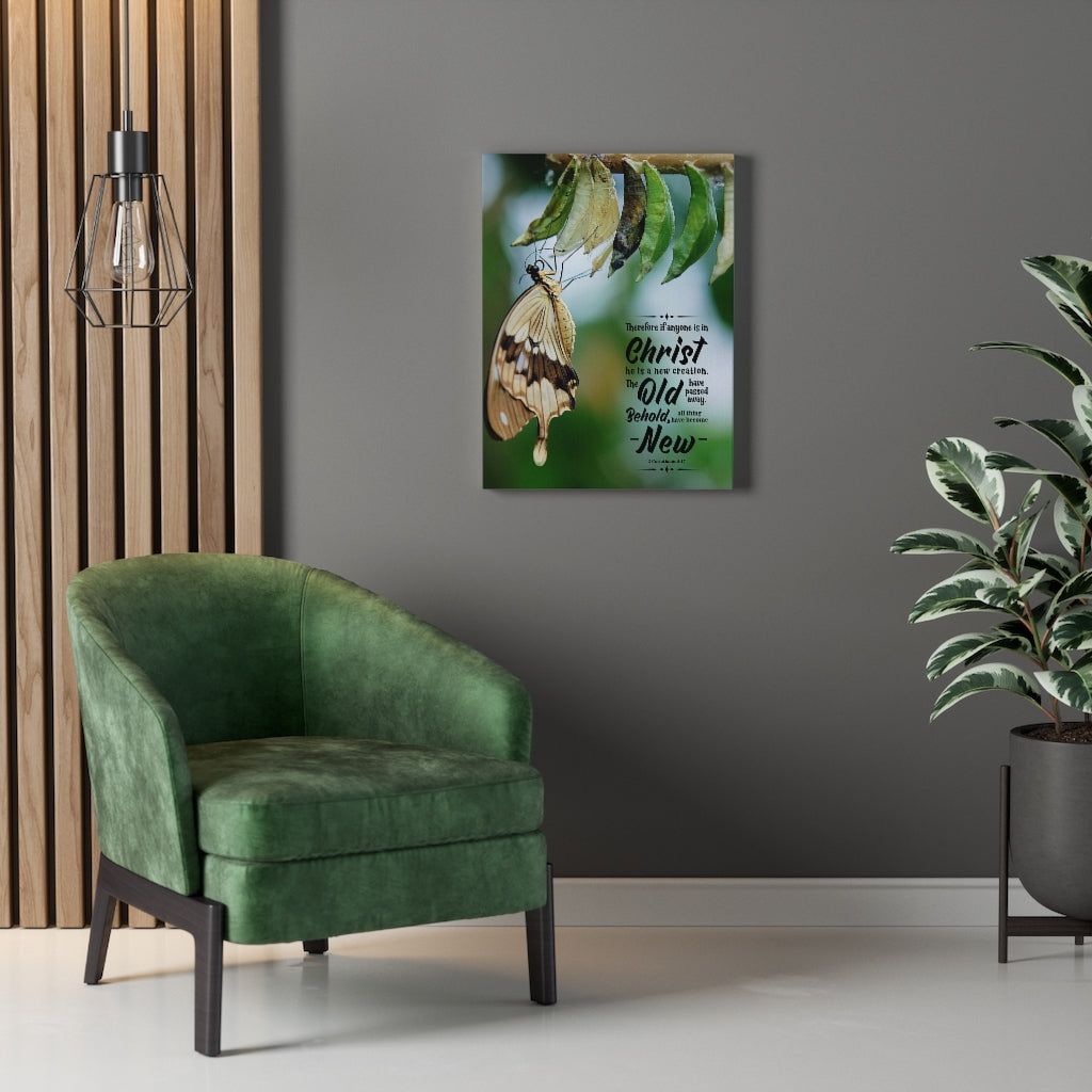 Scripture Walls New Creation 2 Corinthians 5:17 Christian Wall Art Bible Verse Print Ready to Hang - Express Your Love Gifts