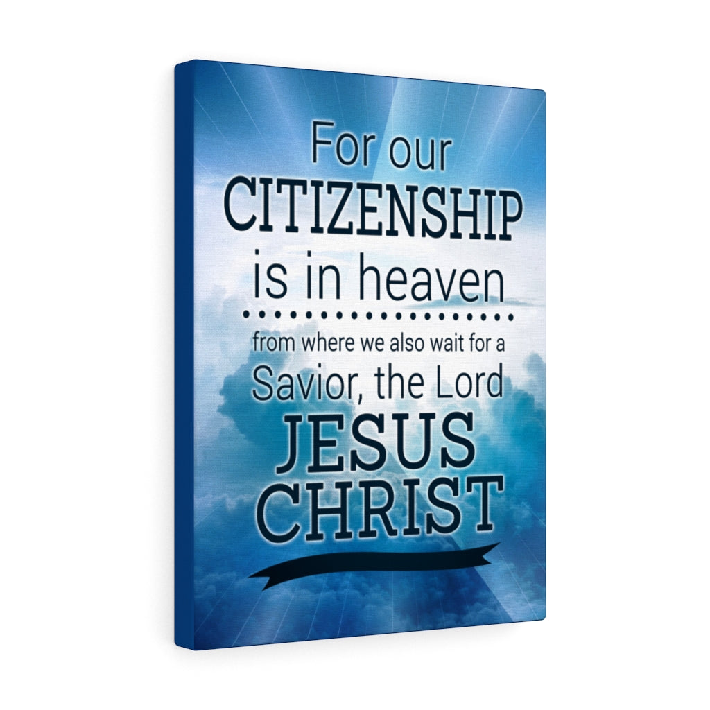 Our Citizenship Christian Wall Art Bible Verse Print Ready to Hang - Express Your Love Gifts