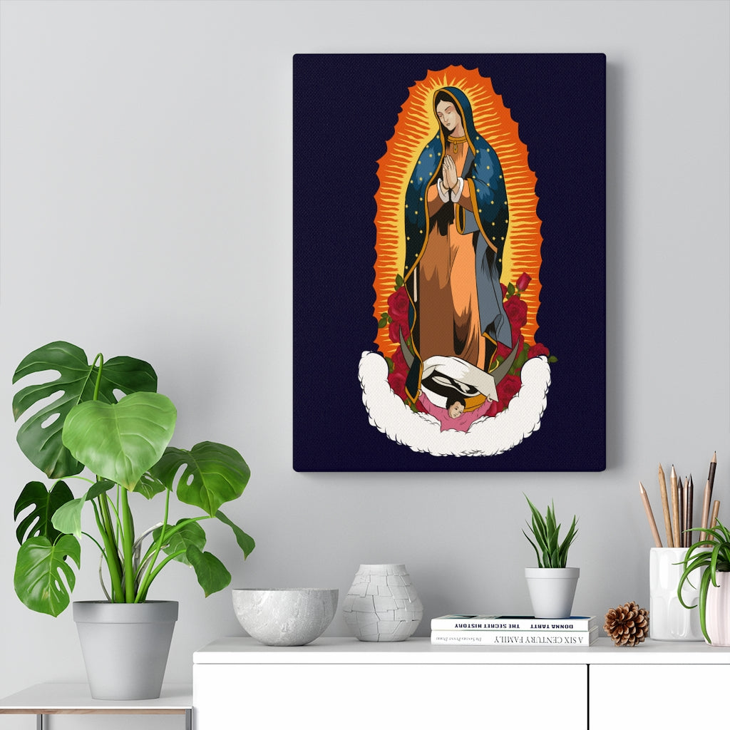 Our Lady of Guadalupe Nuestra Señora de Guadalupe Inspirational Wall Decor for Home Office Gym Inspiring Success Quote Print Ready to Hang Wall Art - Express Your Love Gifts