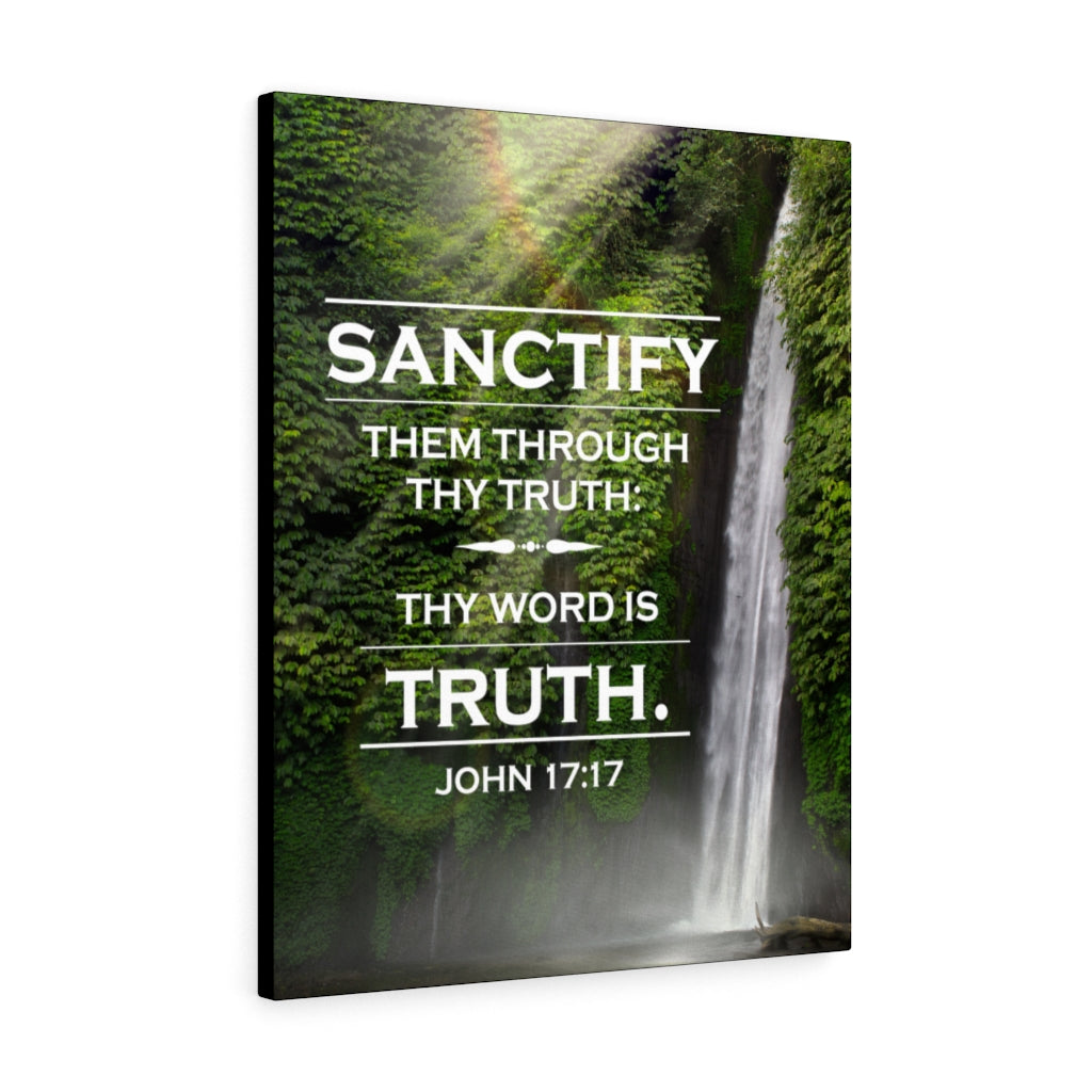Scripture Walls Sanctify Them John 17:17  Christian Wall Art Bible Verse Print Ready to Hang - Express Your Love Gifts
