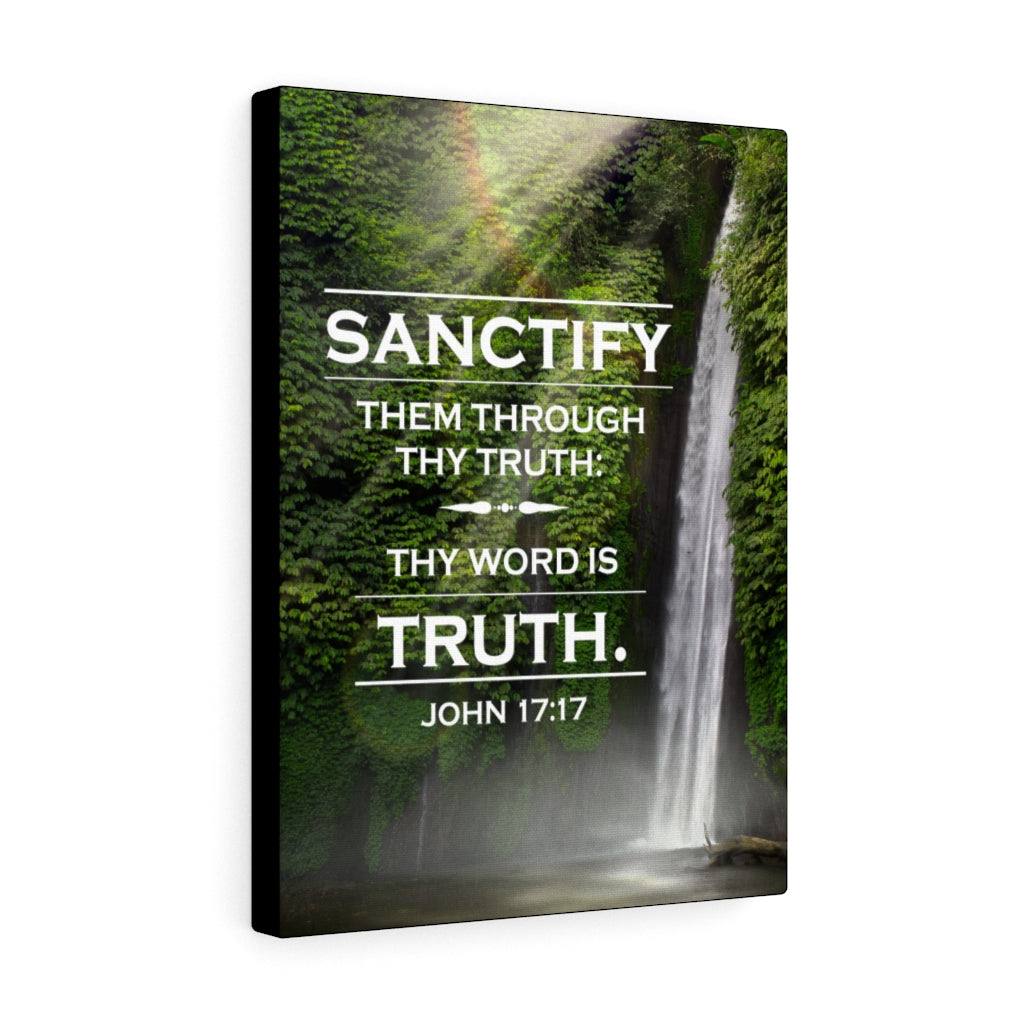 Scripture Walls Sanctify Them John 17:17  Christian Wall Art Bible Verse Print Ready to Hang - Express Your Love Gifts