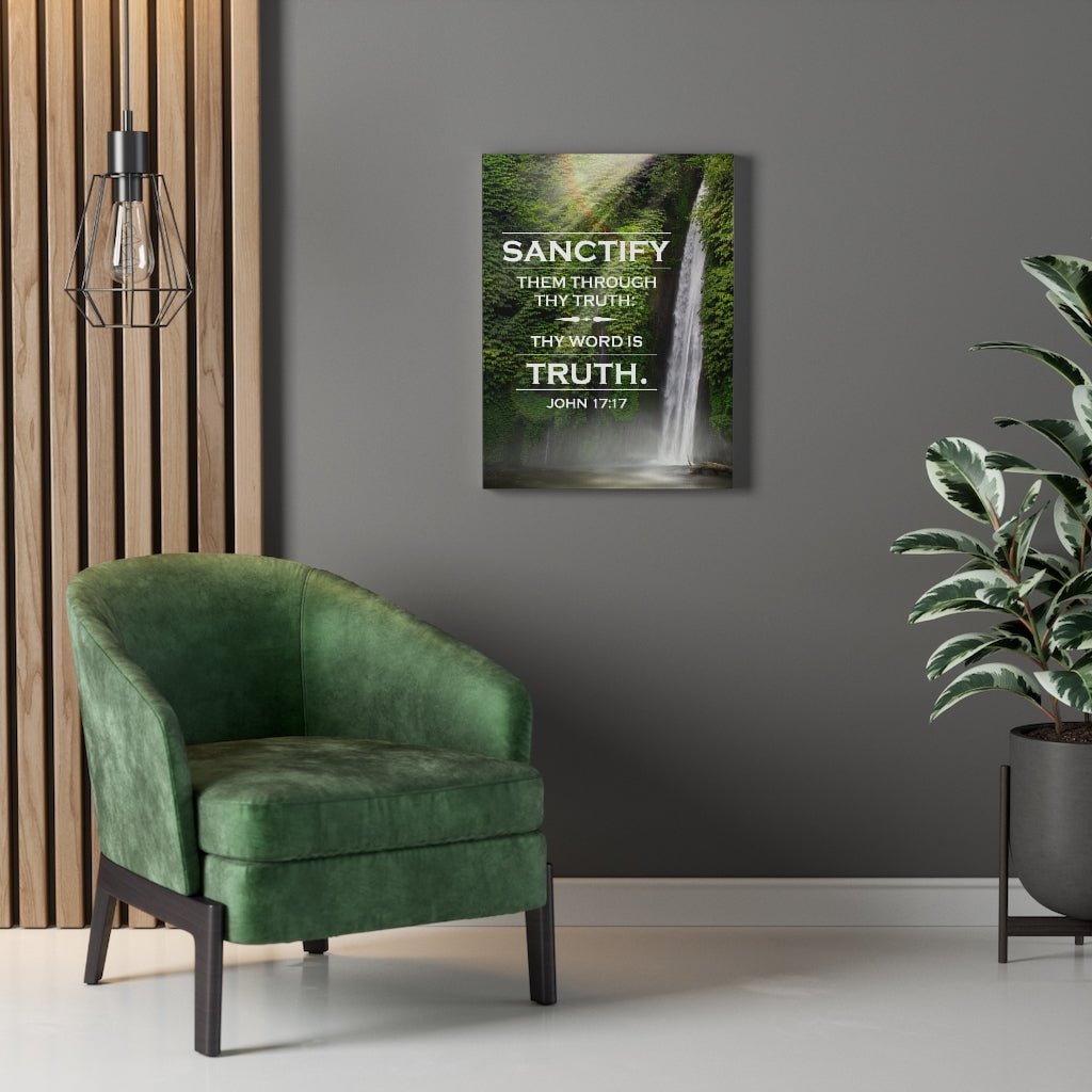 Scripture Walls Sanctify Them John 17:17  Christian Wall Art Bible Verse Print Ready to Hang - Express Your Love Gifts