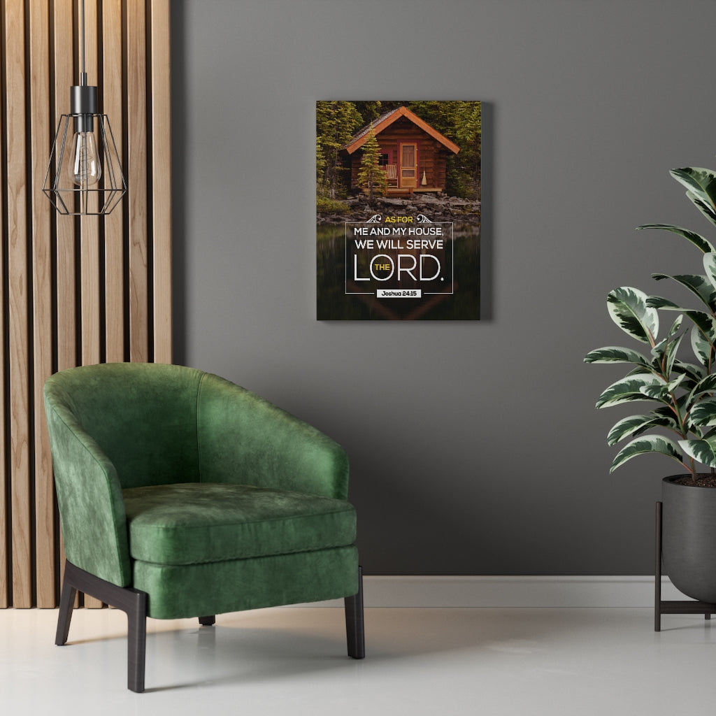 Scripture Walls Serve The Lord Joshua 24:15 Christian Wall Art Bible Verse Print Ready to Hang - Express Your Love Gifts