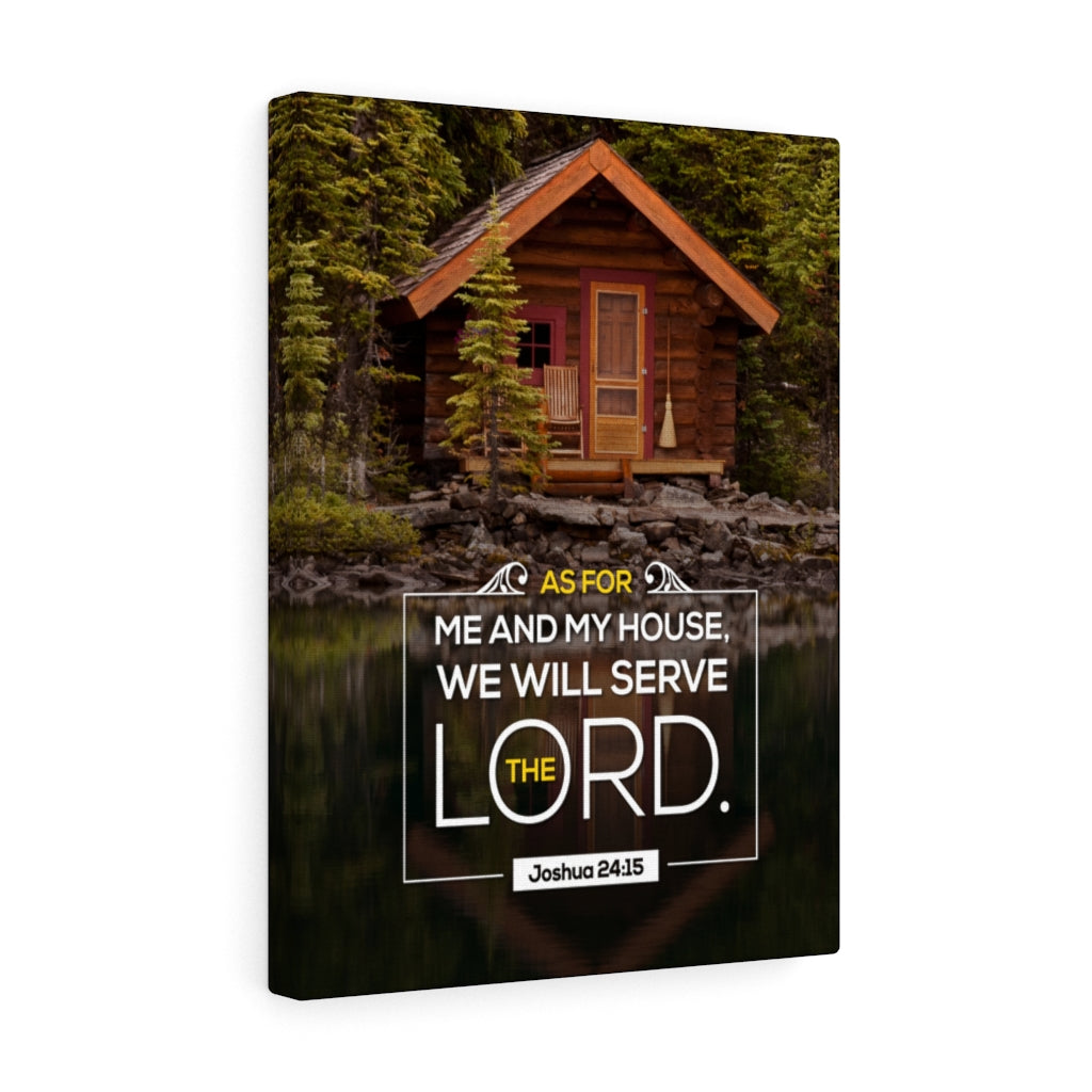 Scripture Walls Serve The Lord Joshua 24:15 Christian Wall Art Bible Verse Print Ready to Hang - Express Your Love Gifts
