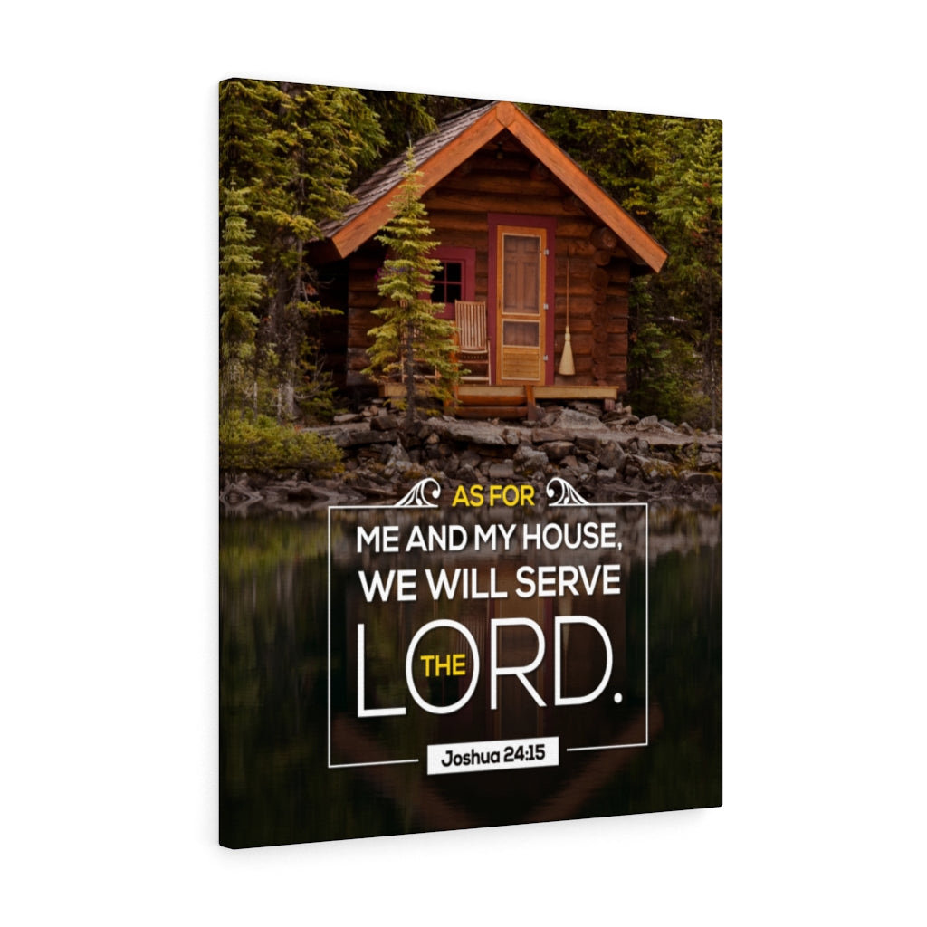 Scripture Walls Serve The Lord Joshua 24:15 Christian Wall Art Bible Verse Print Ready to Hang - Express Your Love Gifts