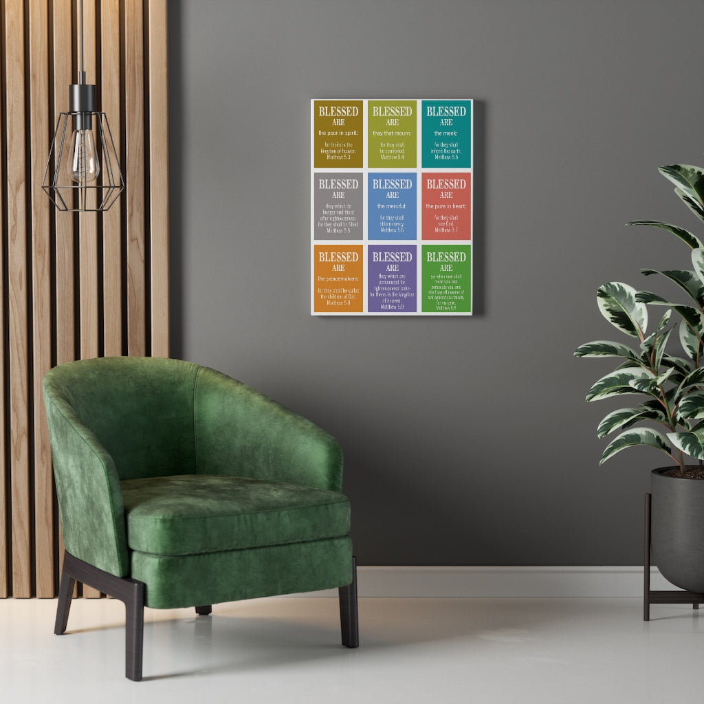 Scripture WallsThe Beatitudes Matthew 5:3‭-‬11 KJV Christian Home Decor Scripture Art - Express Your Love Gifts