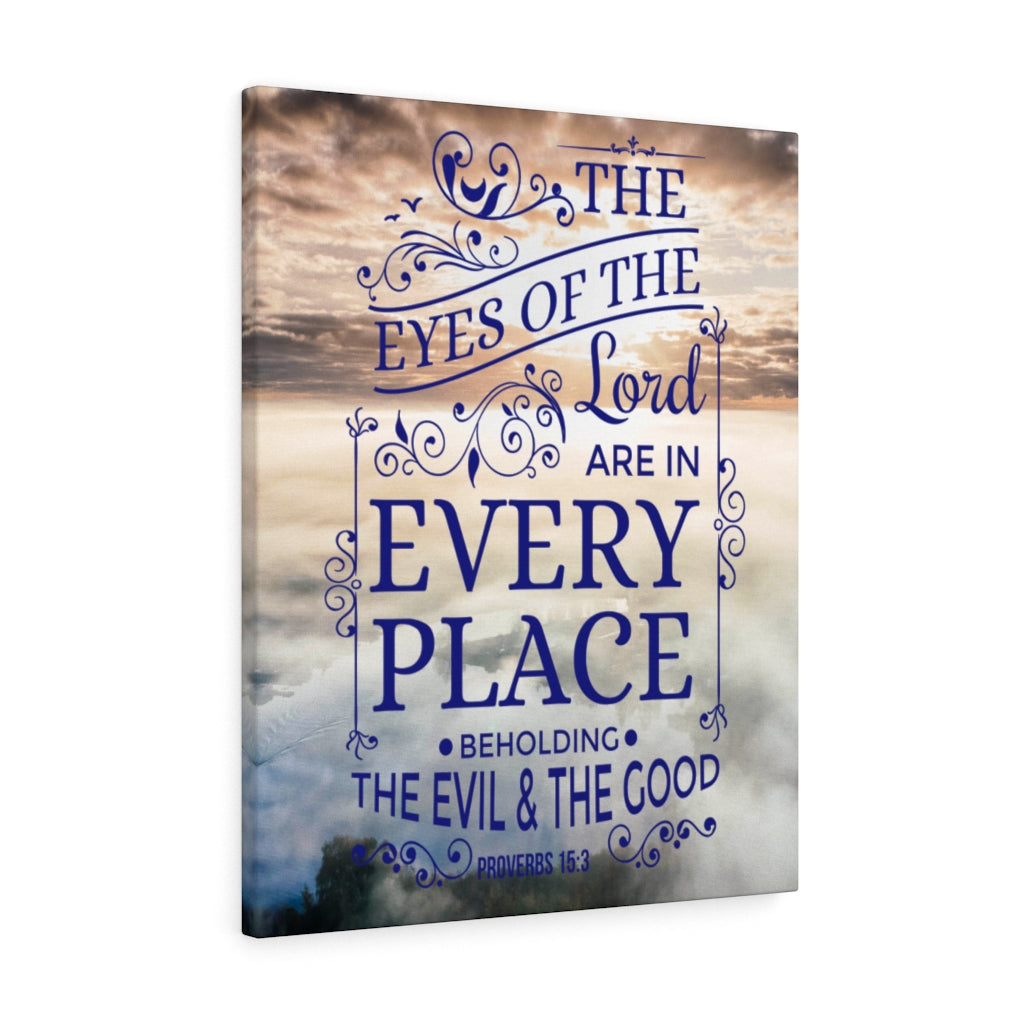 Scripture Walls The Evil and the Good Proverbs 15:3 Christian Wall Art Bible Verse Print Ready to Hang - Express Your Love Gifts