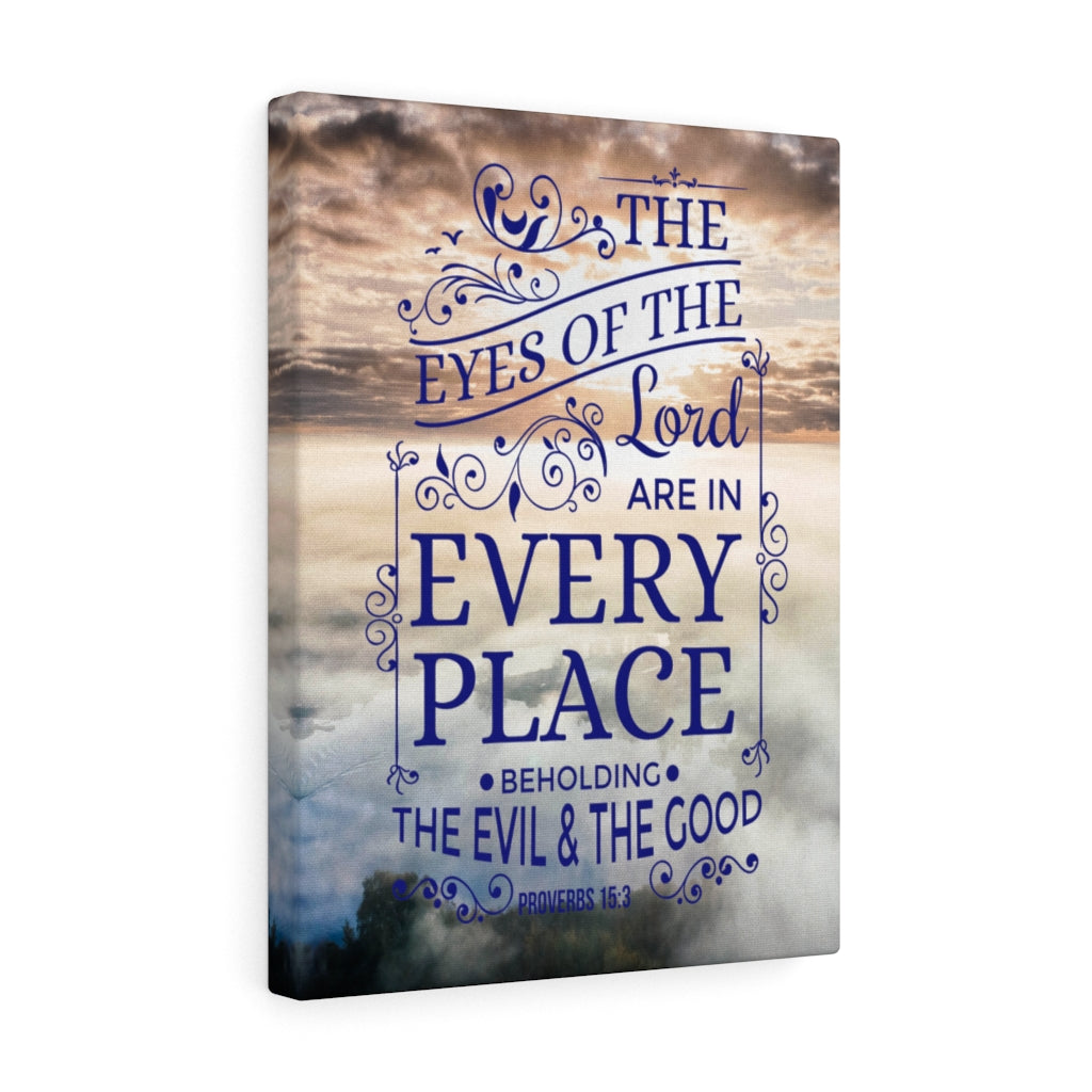 Scripture Walls The Evil and the Good Proverbs 15:3 Christian Wall Art Bible Verse Print Ready to Hang - Express Your Love Gifts