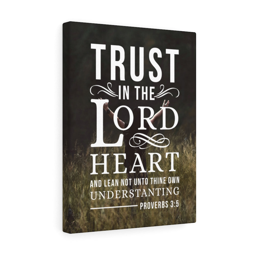 Scripture Walls Trust in the Lord Proverbs 3:5 Christian Wall Art Bible Verse Print Ready to Hang - Express Your Love Gifts
