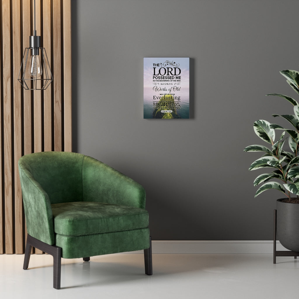 Scripture Walls The Lord Possessed Me Proverbs 8:22-23 Christian Wall Art Bible Verse Print Ready to Hang - Express Your Love Gifts