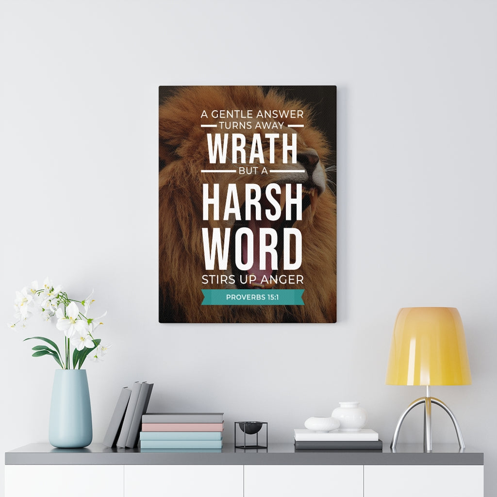 Scripture Walls The Tongue of The Wise Proverbs 15:1‭ Christian Wall Art Bible Verse Print Ready to Hang - Express Your Love Gifts