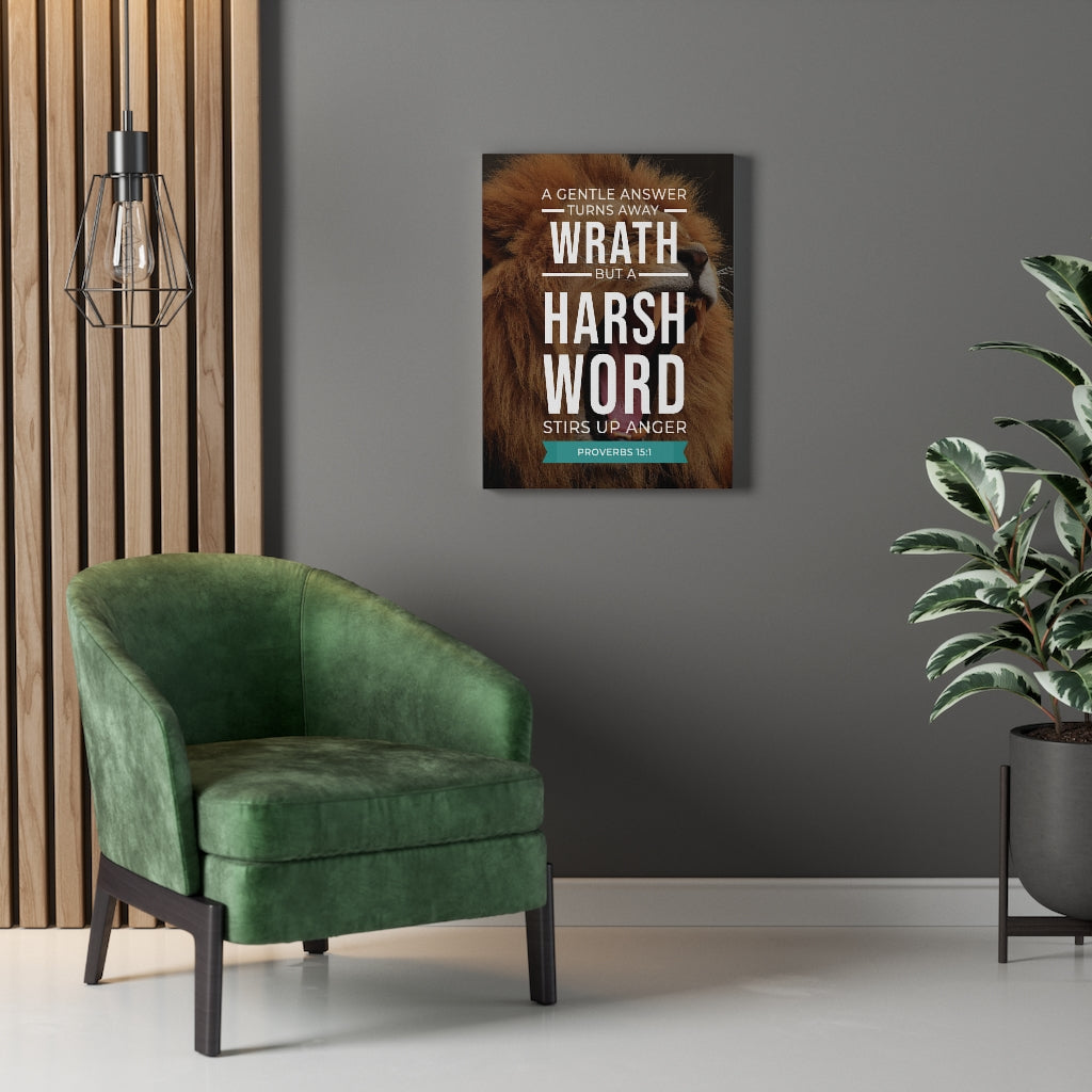 Scripture Walls The Tongue of The Wise Proverbs 15:1‭ Christian Wall Art Bible Verse Print Ready to Hang - Express Your Love Gifts