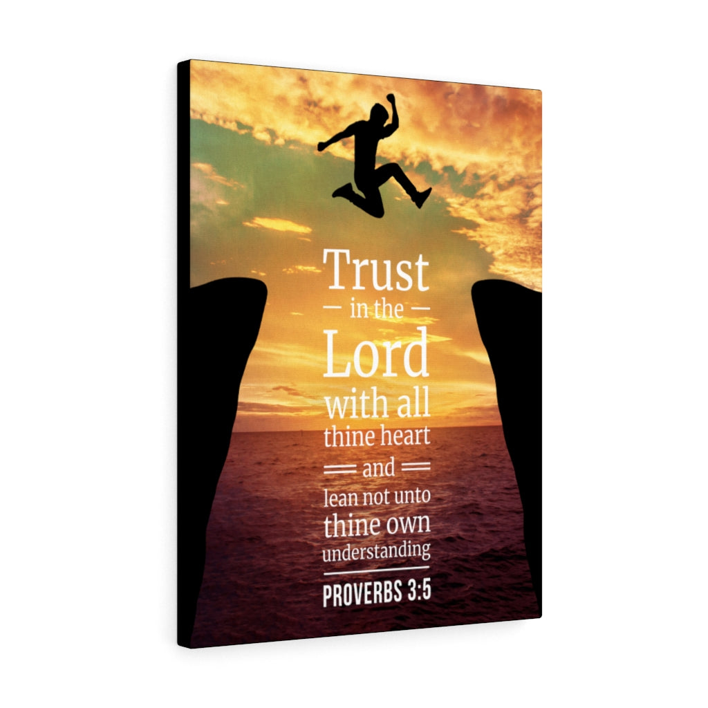 Scripture Walls Trust in The Lord Proverbs 3:5 Christian Wall Art Bible Verse Print Ready to Hang - Express Your Love Gifts