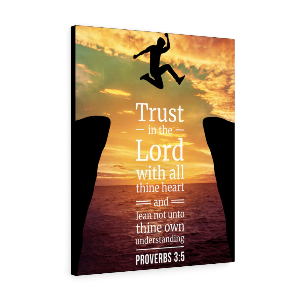 Scripture Walls Trust in The Lord Proverbs 3:5 Christian Wall Art Bible Verse Print Ready to Hang - Express Your Love Gifts
