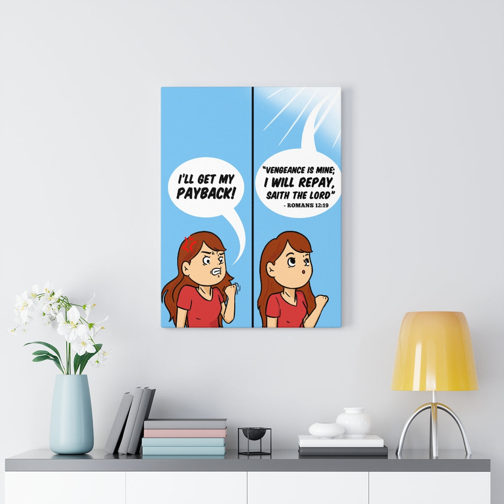 Scripture WallsVengeance Romans 12:19 Christian Home Decor Scripture Art - Express Your Love Gifts
