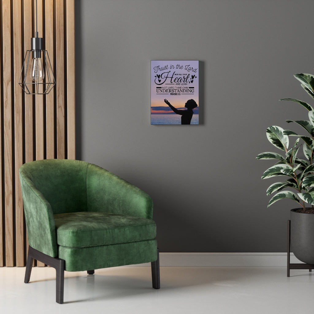 Scripture Walls Trust in The Lord Proverbs 3:5 Christian Wall Art Bible Verse Print Ready to Hang - Express Your Love Gifts