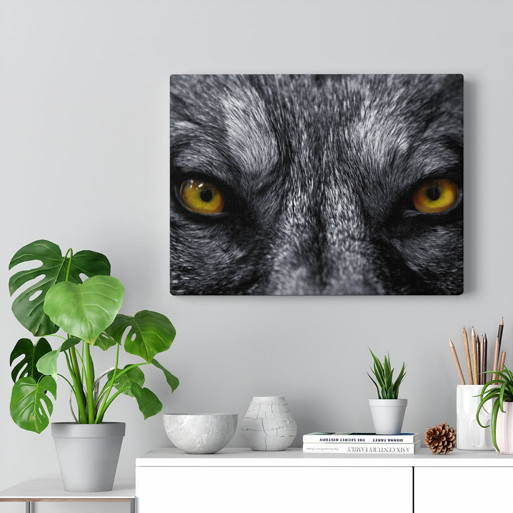 Wolf Eye Wall Inspirational Inspirational Wall Decor for Home Office Gym Inspiring Success Quote Print Ready to Hang Wall Art - Express Your Love Gifts
