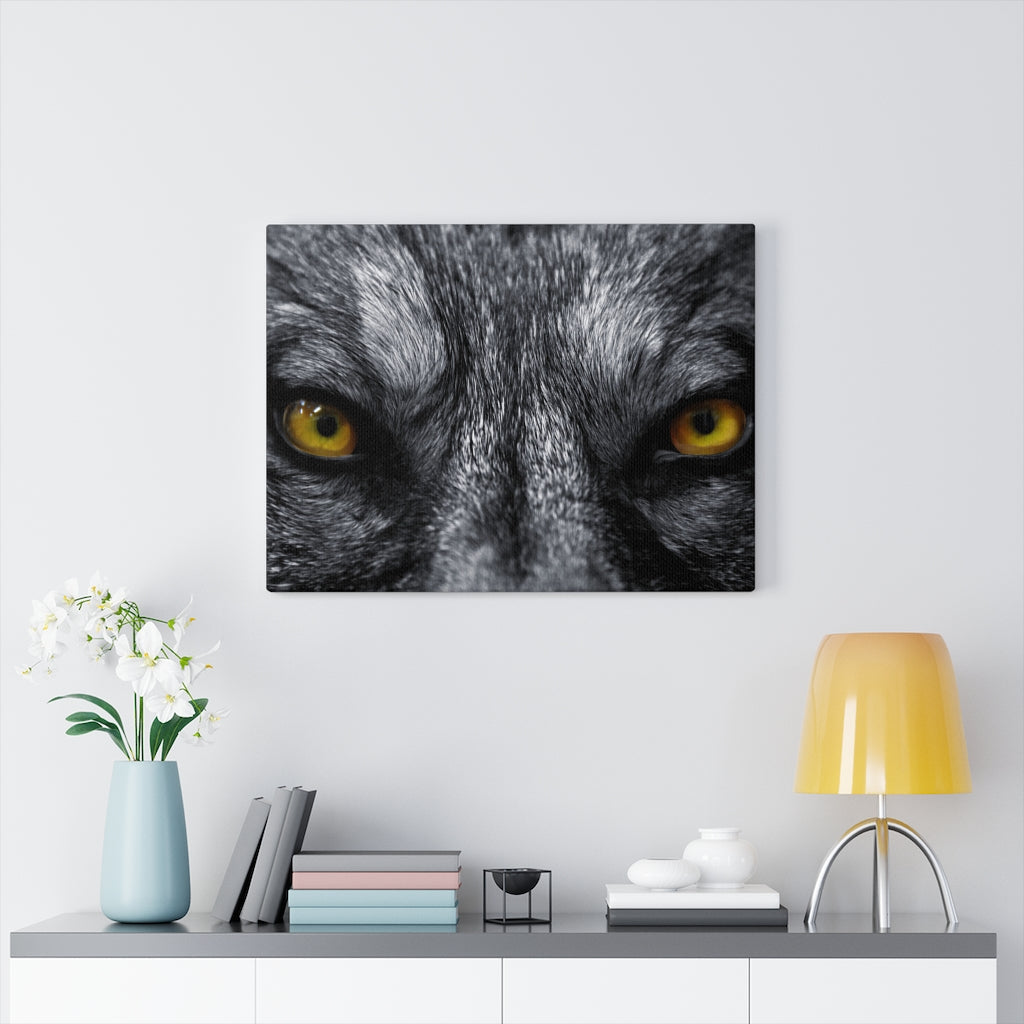 Wolf Eye Wall Inspirational Inspirational Wall Decor for Home Office Gym Inspiring Success Quote Print Ready to Hang Wall Art - Express Your Love Gifts